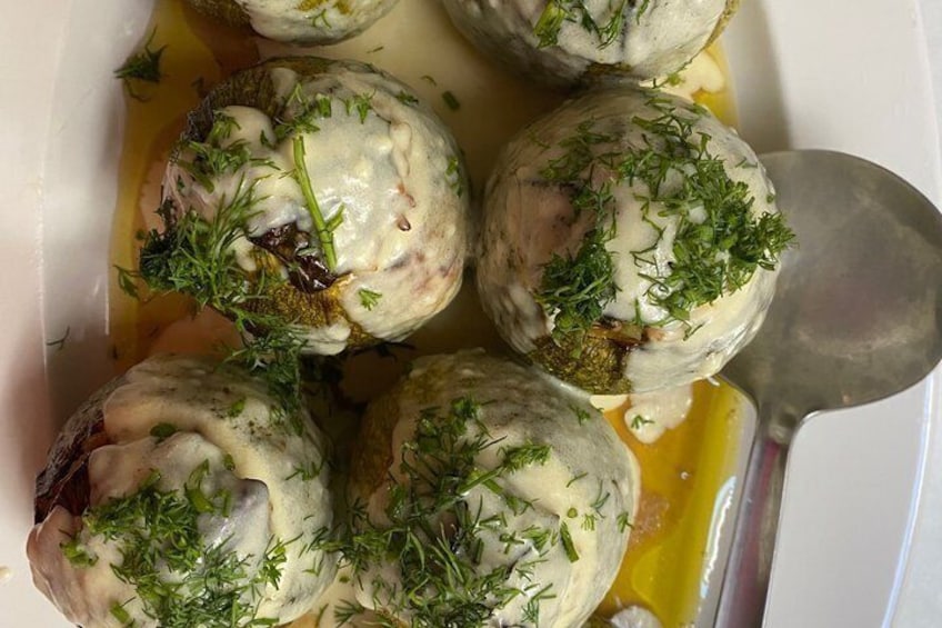 Cooking class, traditional Greek cuisine, on a Greek island 2
