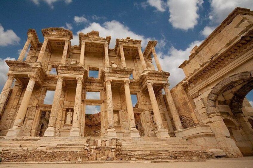 Ancient ruins with columns and arches. 2