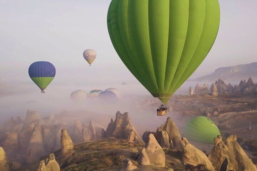 Deal Package : Cappadocia Red Tour + ATV Quad Bike Safari + Hot Air Balloon Tour