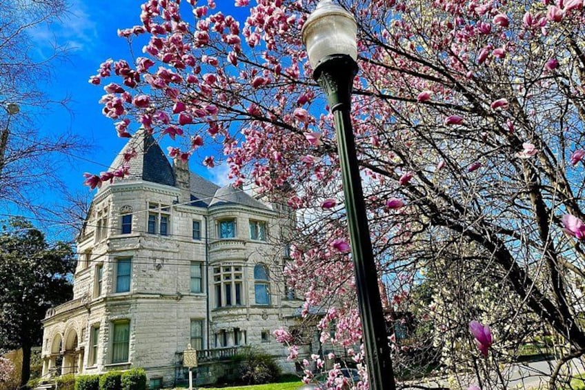 A view of an 1895 Richardsonian Romanesque masterpiece from Olmsted-designed Central Park, the green heart of Old Louisville 3