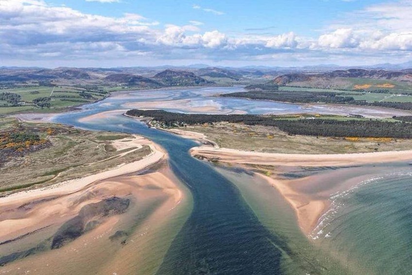 Loch Fleet from the air 3