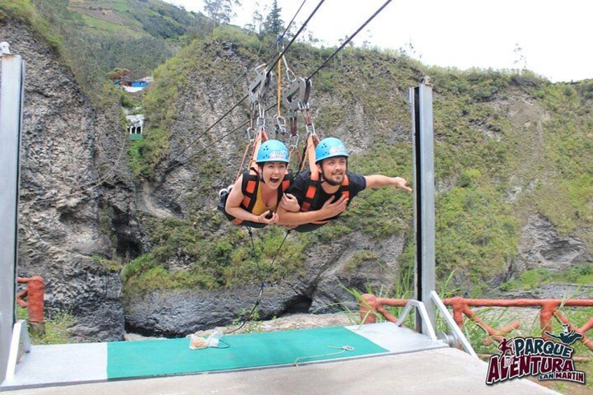 Adventure Circuit 4 activities in 1. All within an impressive cascade 5