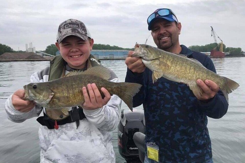 Private Lake Erie Smallmouth Bass Fishing Charters 1