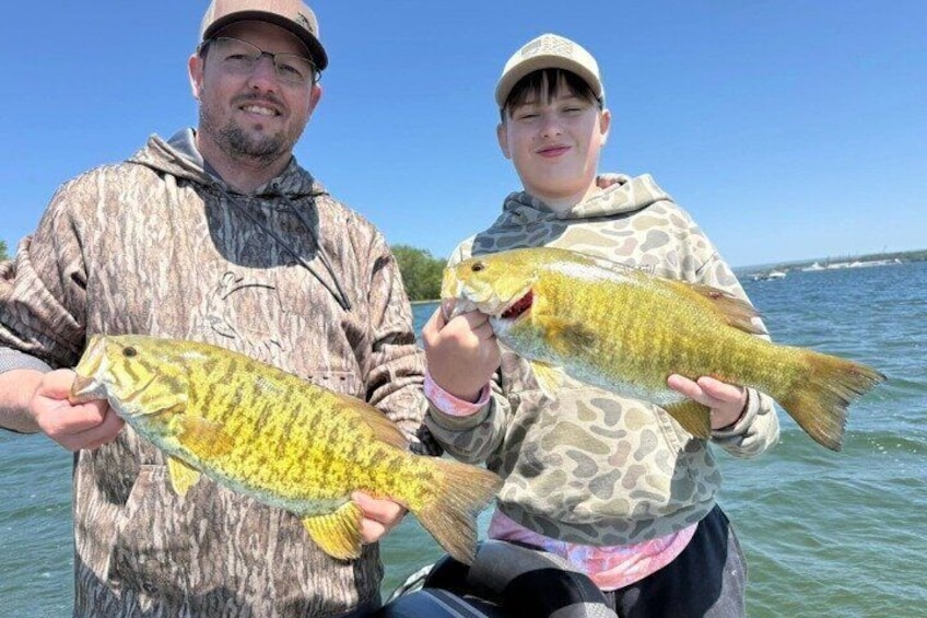 Private Lake Erie Smallmouth Bass Fishing Charters 4