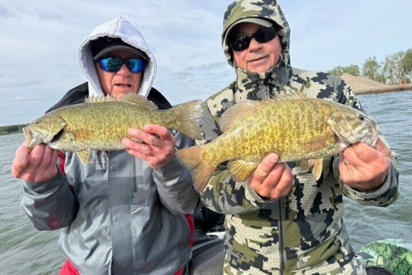 Private Lake Erie Smallmouth Bass Fishing Charters 2