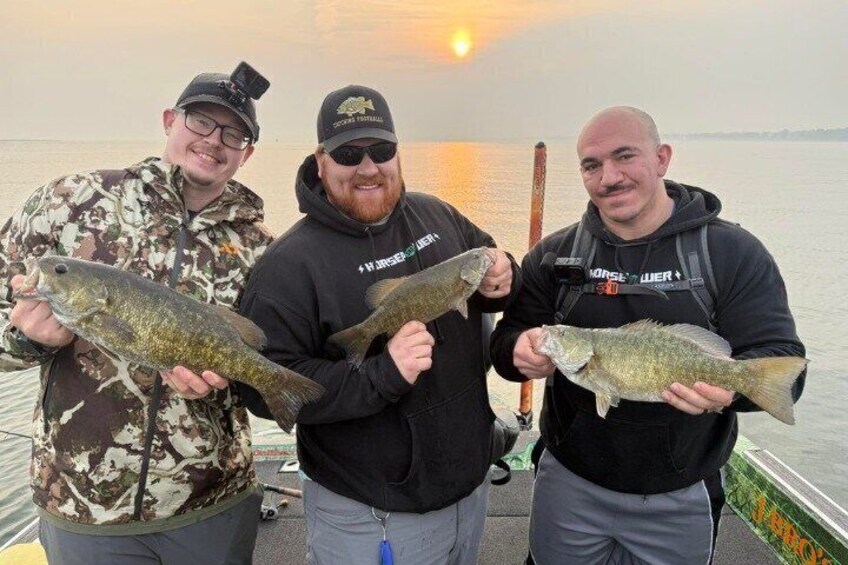 Private Lake Erie Smallmouth Bass Fishing Charters 5