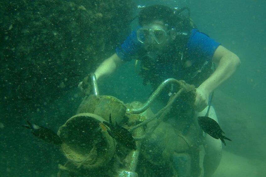 Scuba Diving full of adrenaline in Antalya