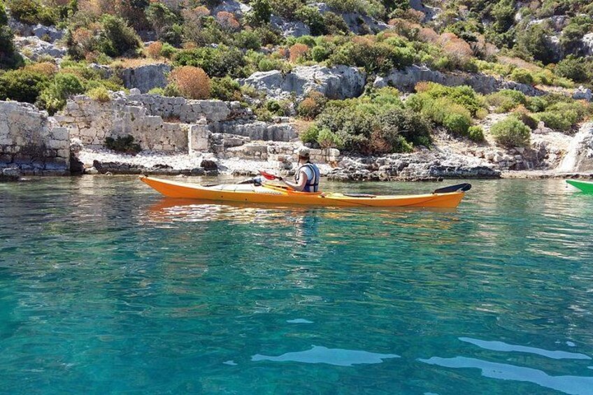 Sea kayaking Over The Sunkencity Of Kekova From Kas - Kalkan 5