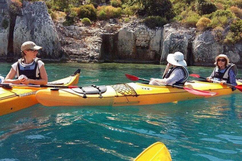 Sea kayaking Over The Sunkencity Of Kekova From Kas - Kalkan 3
