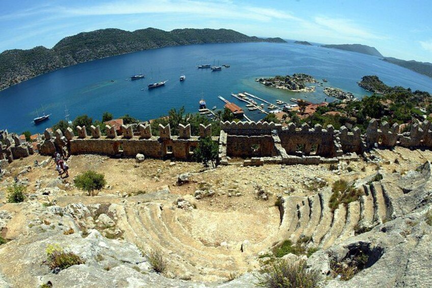 Sea kayaking Over The Sunkencity Of Kekova From Kas - Kalkan 2