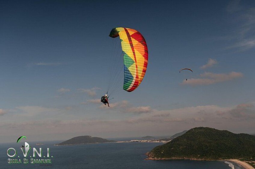 Paragliding flight with instructor in Florianópolis 2