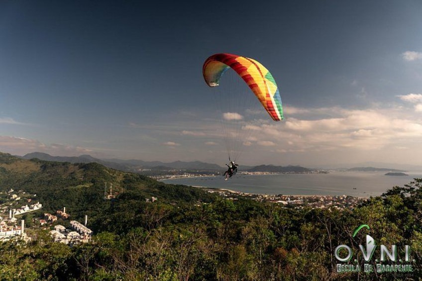 Paragliding flight with instructor in Florianópolis 4