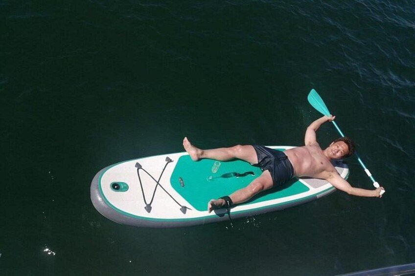 Afternoon yacht charter in lagos with drinks, tapas, paddle boards and kayak 3