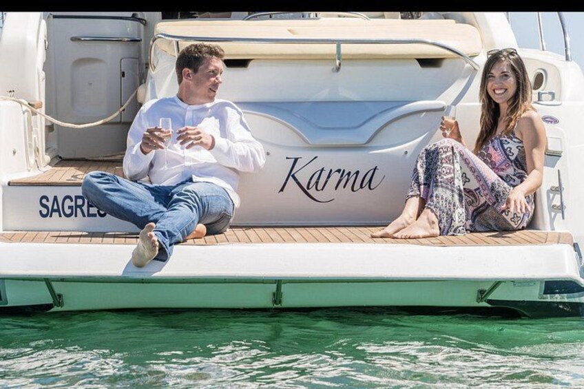 Afternoon yacht charter in lagos with drinks, tapas, paddle boards and kayak 2