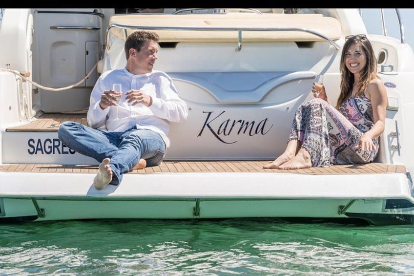 Afternoon yacht charter in lagos with drinks, tapas, paddle boards and kayak 2