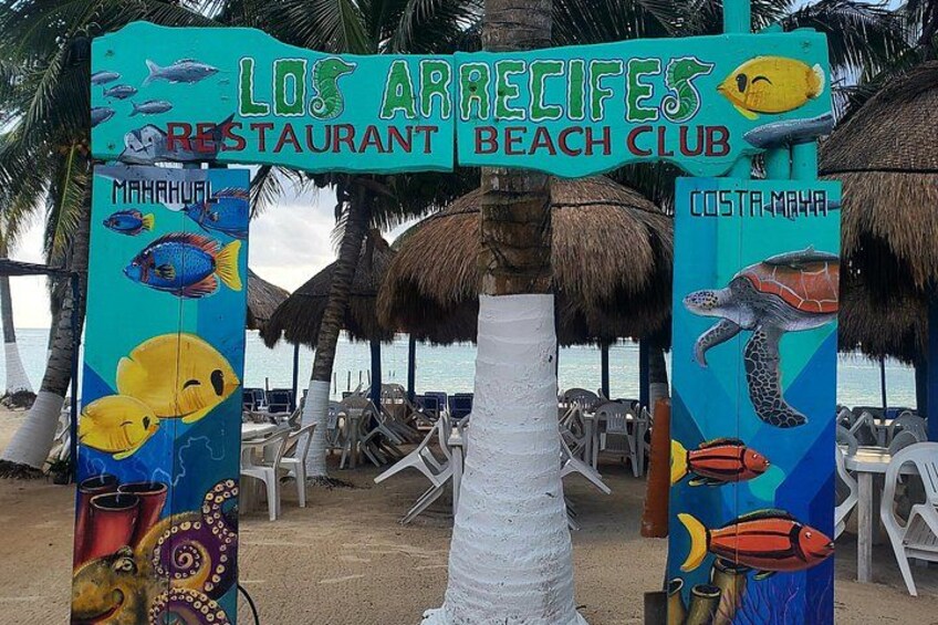ADULTS GOLD A day at the beach at Los Arrecifes Restaurant-Open Bar And Massage. 1