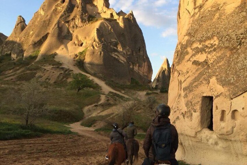 Ride right through the Fairy Chimneys