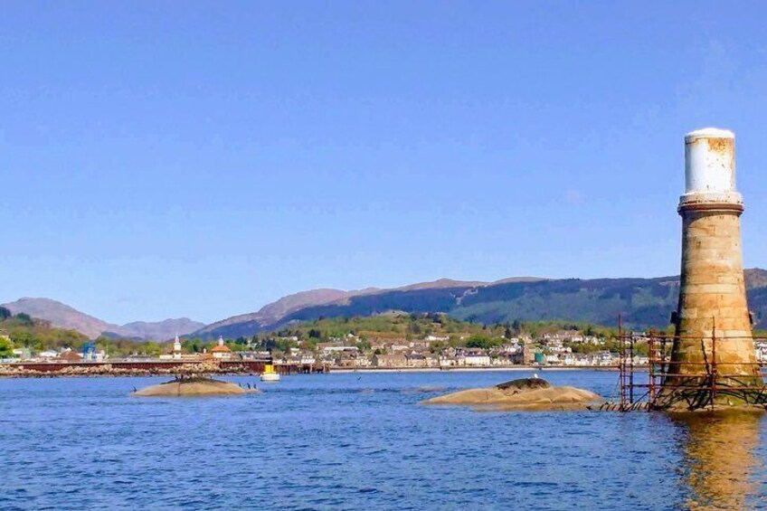 The Gantocks Lighthouse and rocks provide a wionderful habitat for seals and birds especially when the tide is out. 