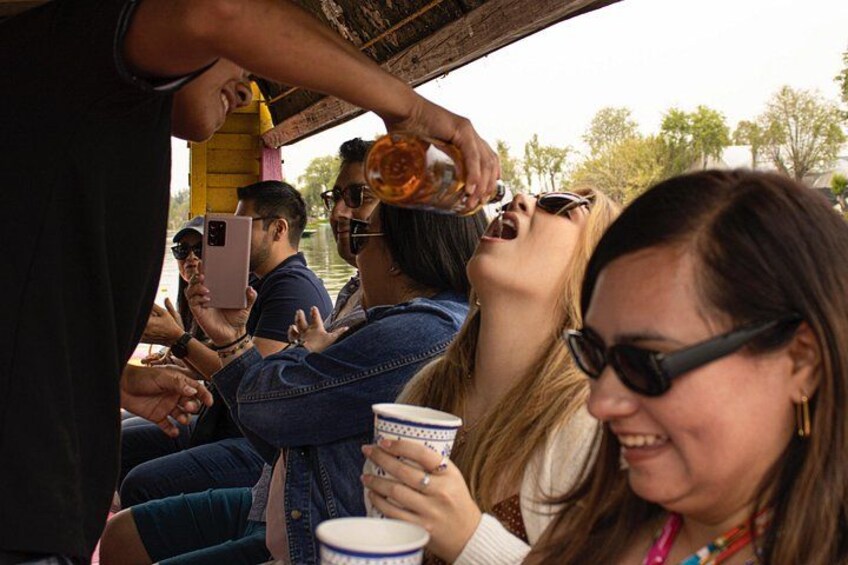 Xochimilco Barco Fiesta Tentacion 18+ with Open Bar and Tacos 2