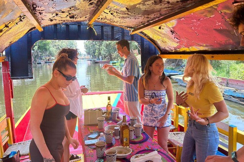 Xochimilco Barco Fiesta Tentacion 18+ with Open Bar and Tacos 1
