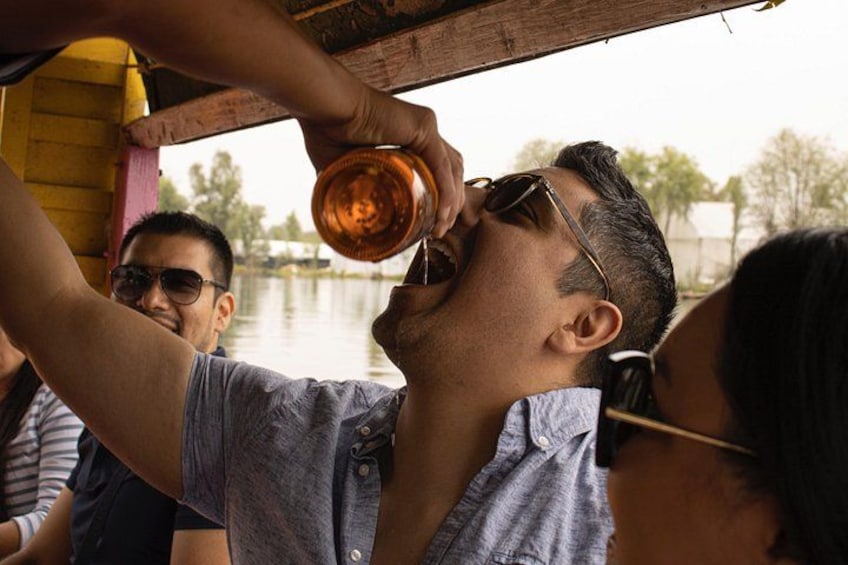Xochimilco Barco Fiesta Tentacion 18+ with Open Bar and Tacos 2