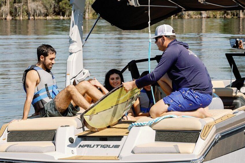 Waterski Wakeboard and Tubing Charter from Lake Buena Vista Area 4
