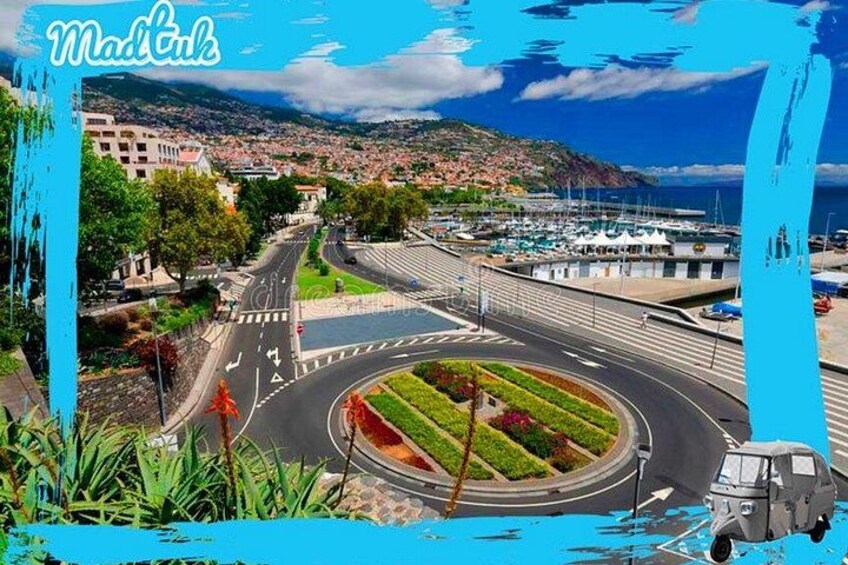 Pass on Funchal main avenue to Monte 3
