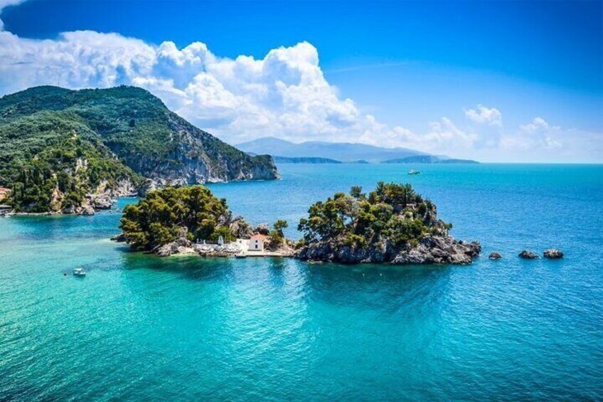 Parga island and the Monastery of the Virgin Mary