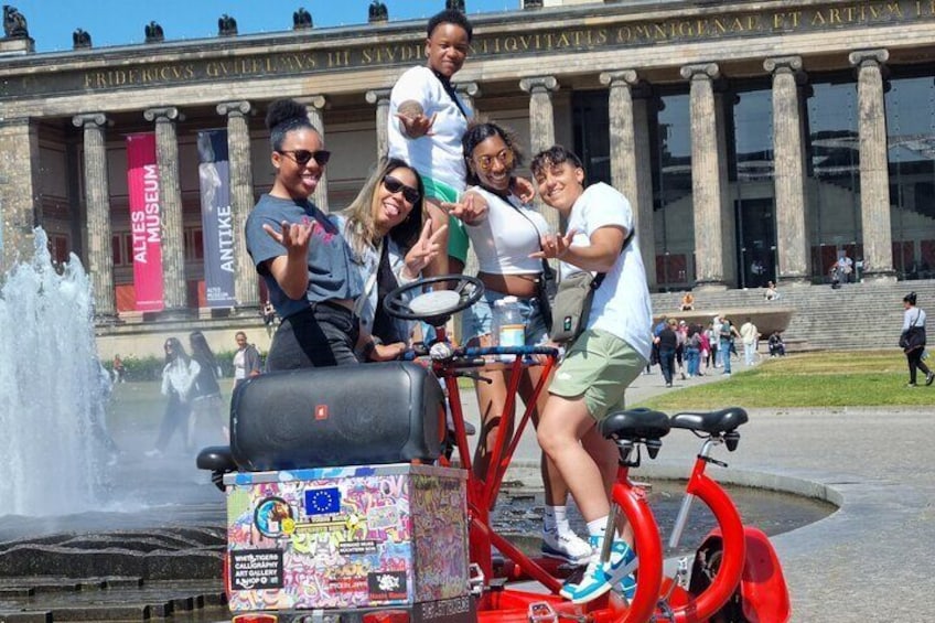 Beer Bike & Party Bike Highlights Berlin City Tour including pick-up