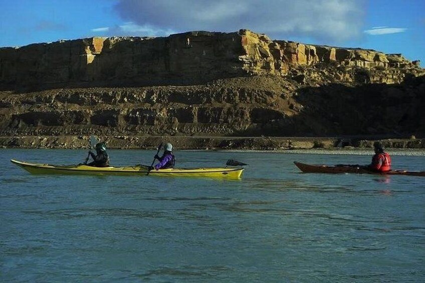 El Calafate, Kayaking in La Leona River - Full day 4