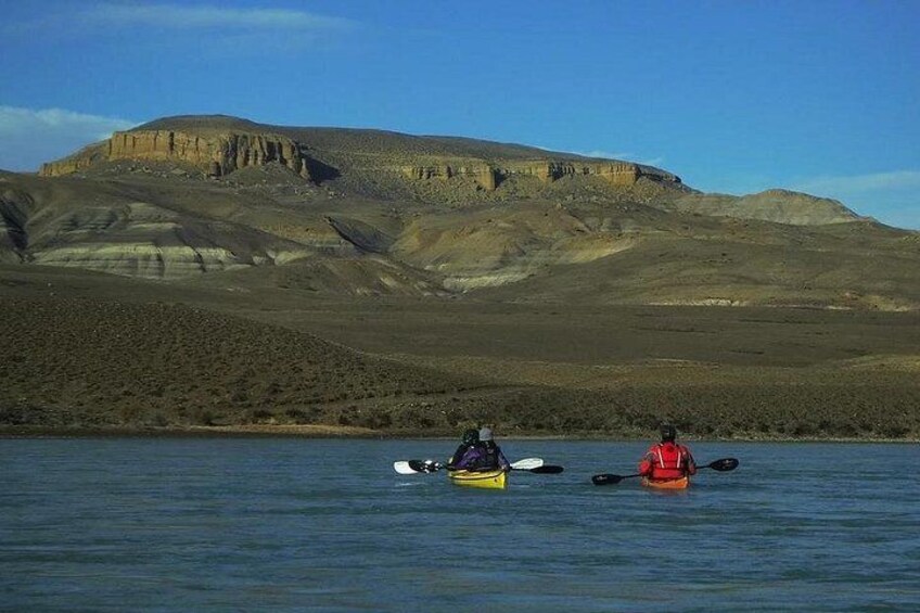 El Calafate, Kayaking in La Leona River - Full day 3