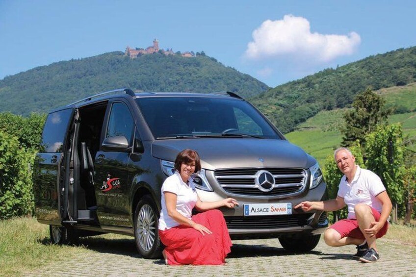 ICONICS Tour: 1/2 day on the Wine Route, visit of 2 Villages + Tasting. 2