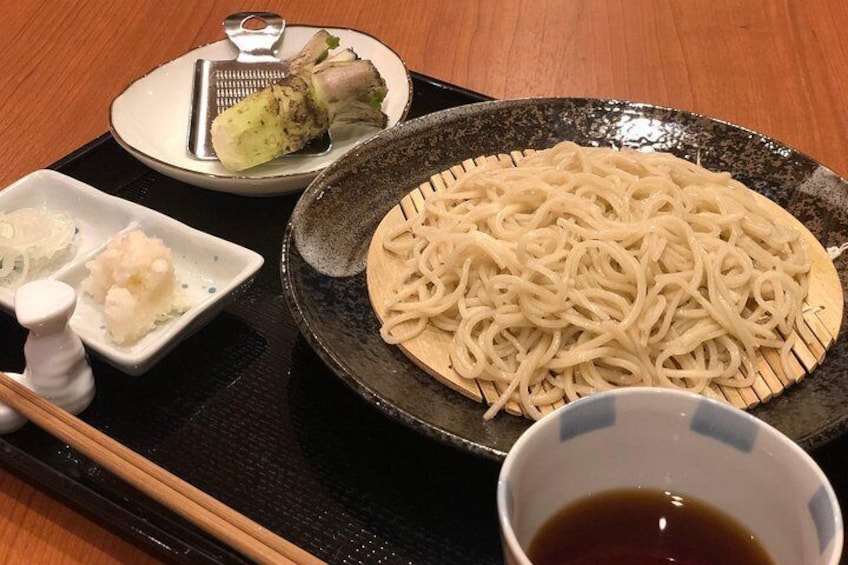 Taste freshly made soba noodles made by yourself at a real local soba shop!Private plan for 1 group only. 4