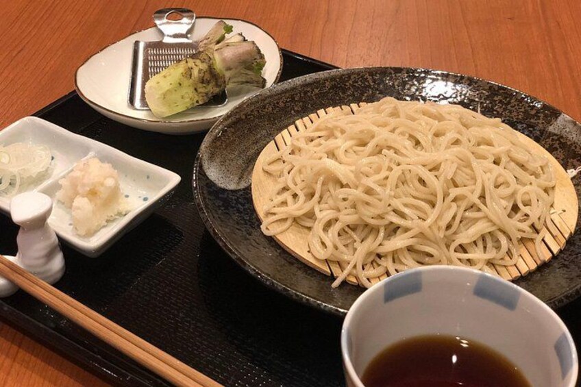 Taste freshly made soba noodles made by yourself at a real local soba shop!Private plan for 1 group only. 2