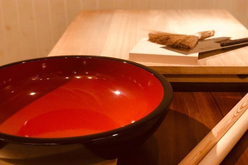 Taste freshly made soba noodles made by yourself at a real local soba shop!Private plan for 1 group only. 5
