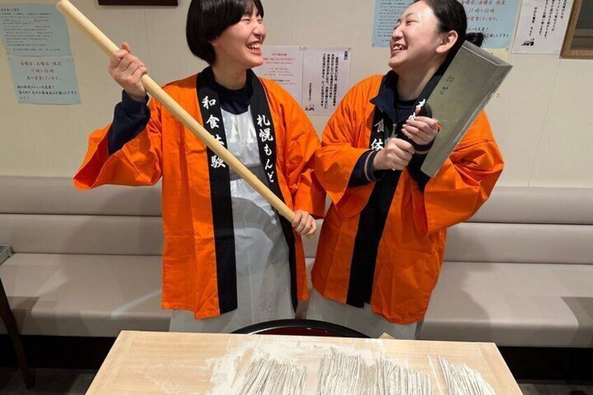 Mondo's most popular No.1!Private experienceThe king of buckwheat noodles making and Japanese food in Sapporo!A plan to enjoy tempura! 4