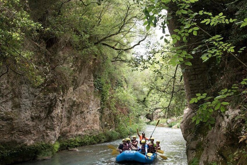 Rafting Lousios river 1