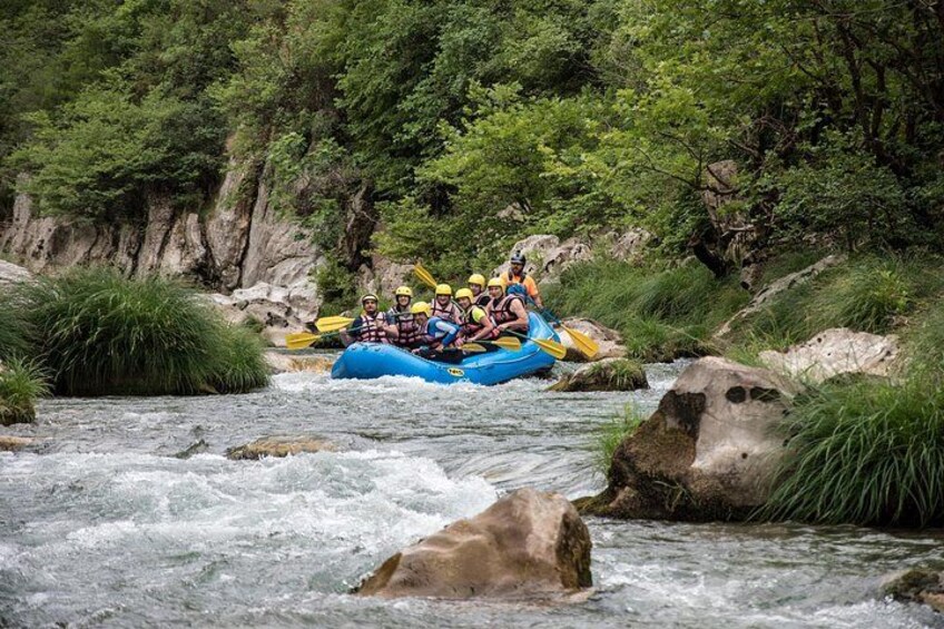 Rafting Lousios river 2