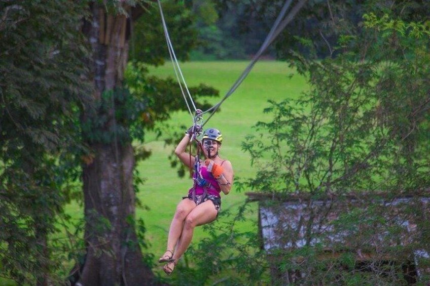 Jungle Zipline & Waterfall Rappelling - Bocawina Falls 2