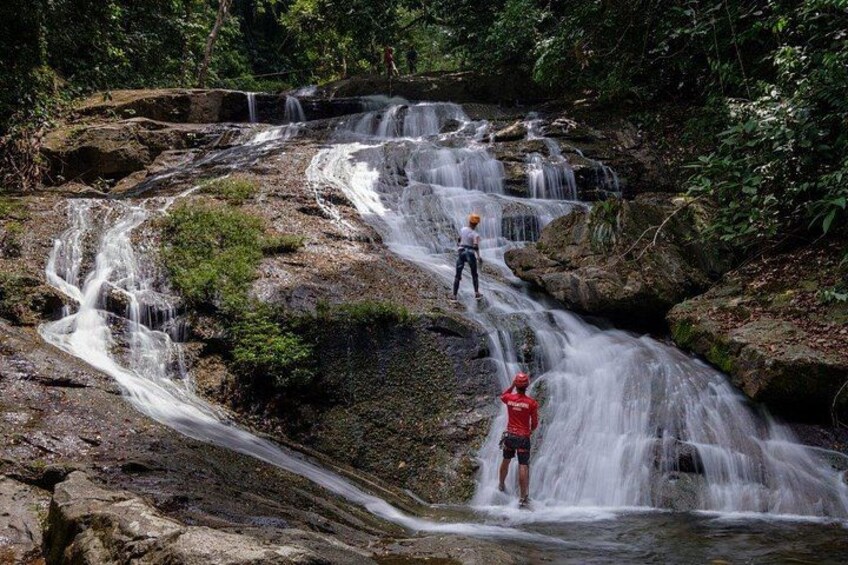 Family-Friendly Rappelling at Bocawina Falls 2