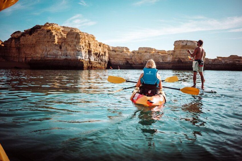 Albufeira: Sea Caves & Hidden Beaches Guided Kayak Tour 3