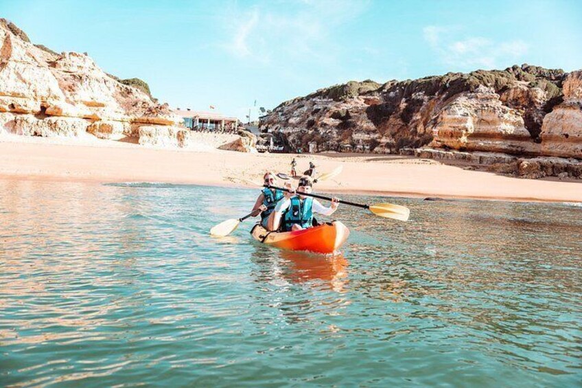 Albufeira: Sea Caves & Hidden Beaches Guided Kayak Tour 3
