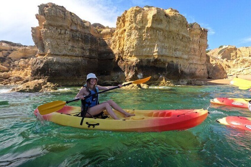 Albufeira: Sea Caves & Hidden Beaches Guided Kayak Tour 4