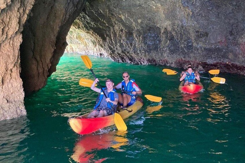 Albufeira: Sea Caves & Hidden Beaches Guided Kayak Tour 4