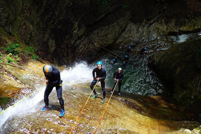 Canyoning on Lake Annecy