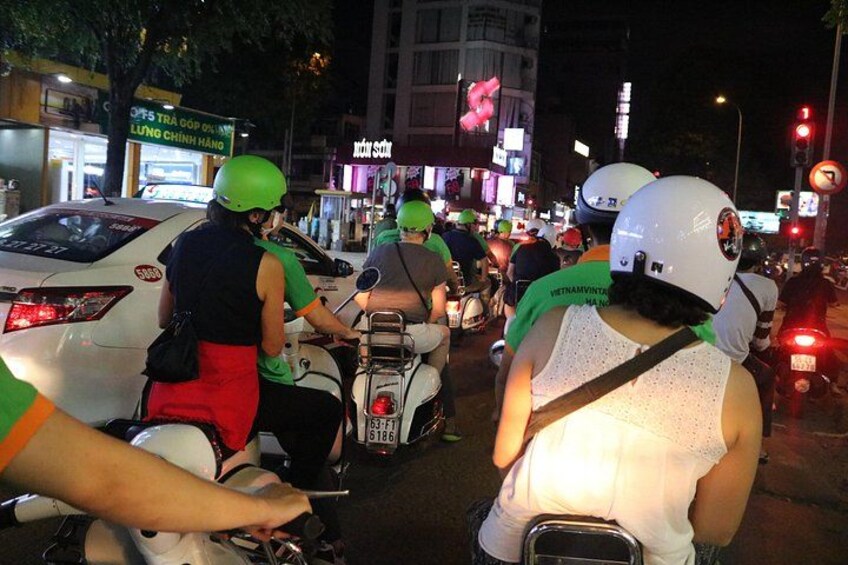 Saigon Vespa By Night Street Food Tour 4,5 Hours 4