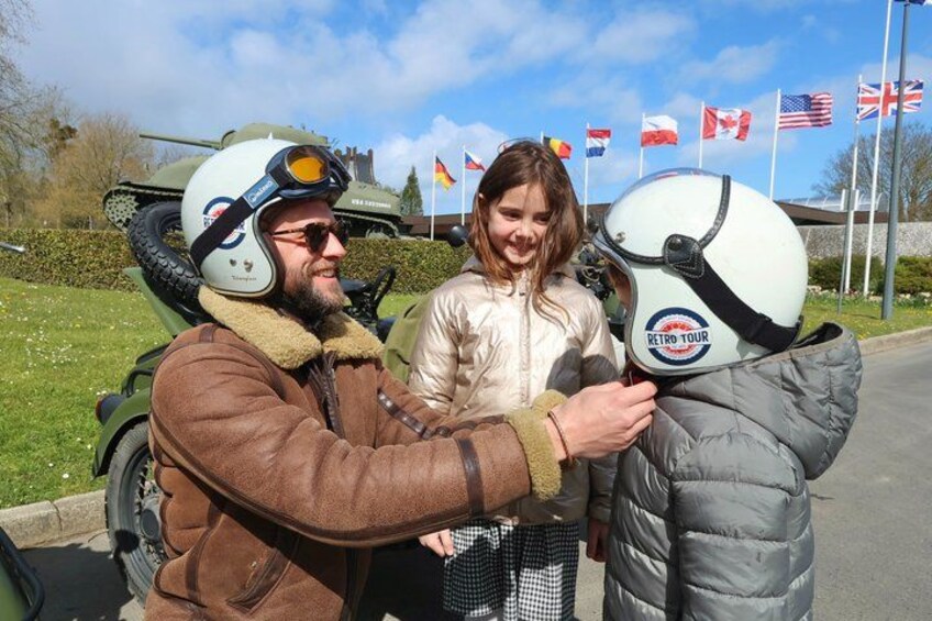 Private vintage sidecar tour of the D-Day Landing Beaches 2