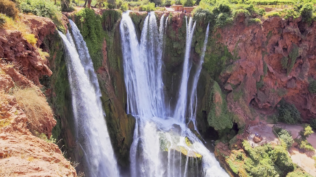 Breathtaking view of the Ouzoud Waterfalls in Marrakech