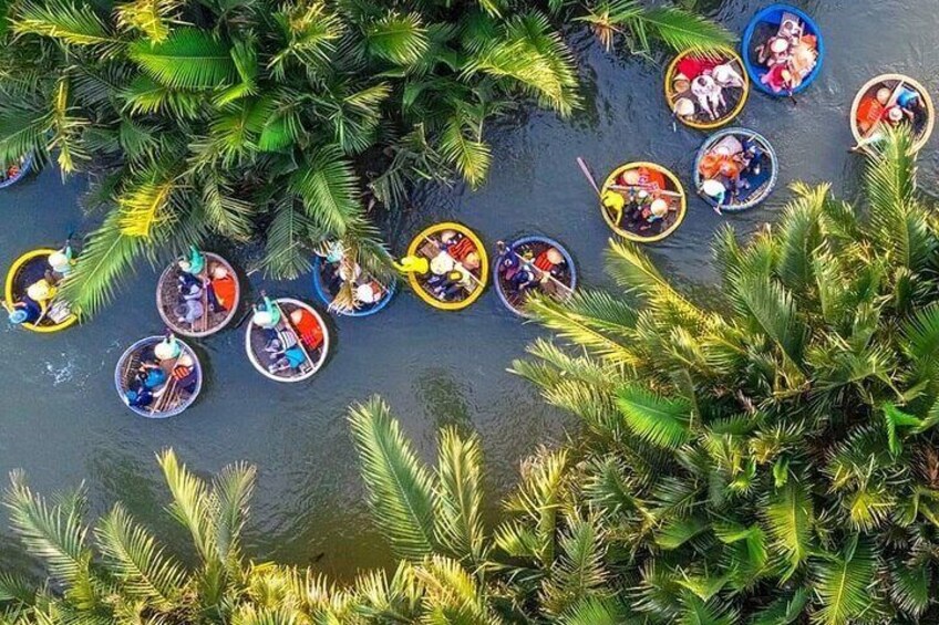 DaNang City & Coconut Jungle-Basket Boat-Hoi An city-Night Market