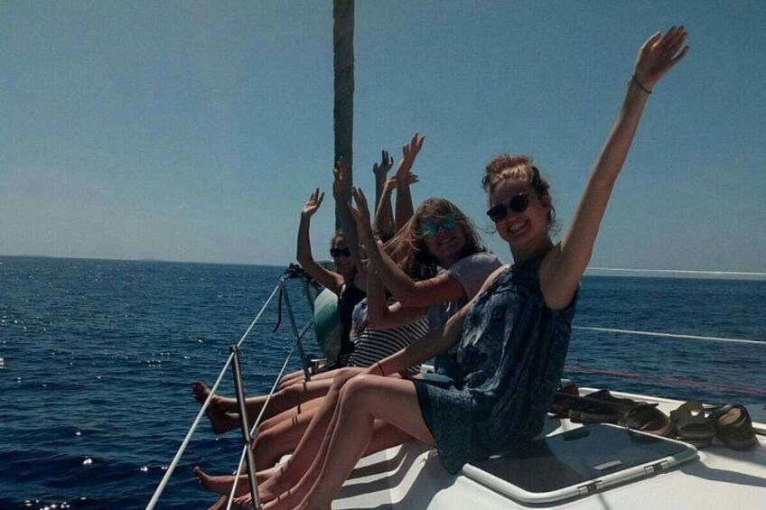 Meeting friends on board 5